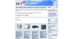 Desktop Screenshot of dct.co.il