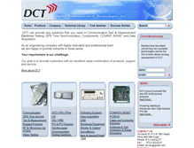 Tablet Screenshot of dct.co.il
